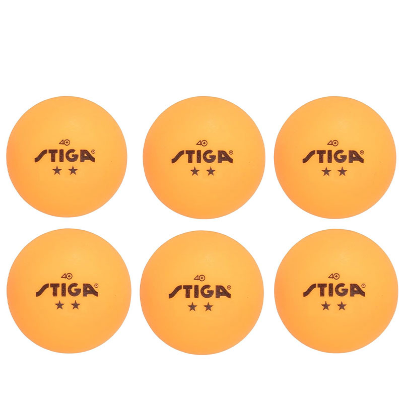 Table Tennis Ball Training ABS 6-pack Orange (1110-2603-06)