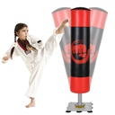 Boxing Stand / Tumbler with Suction (Black/Red)